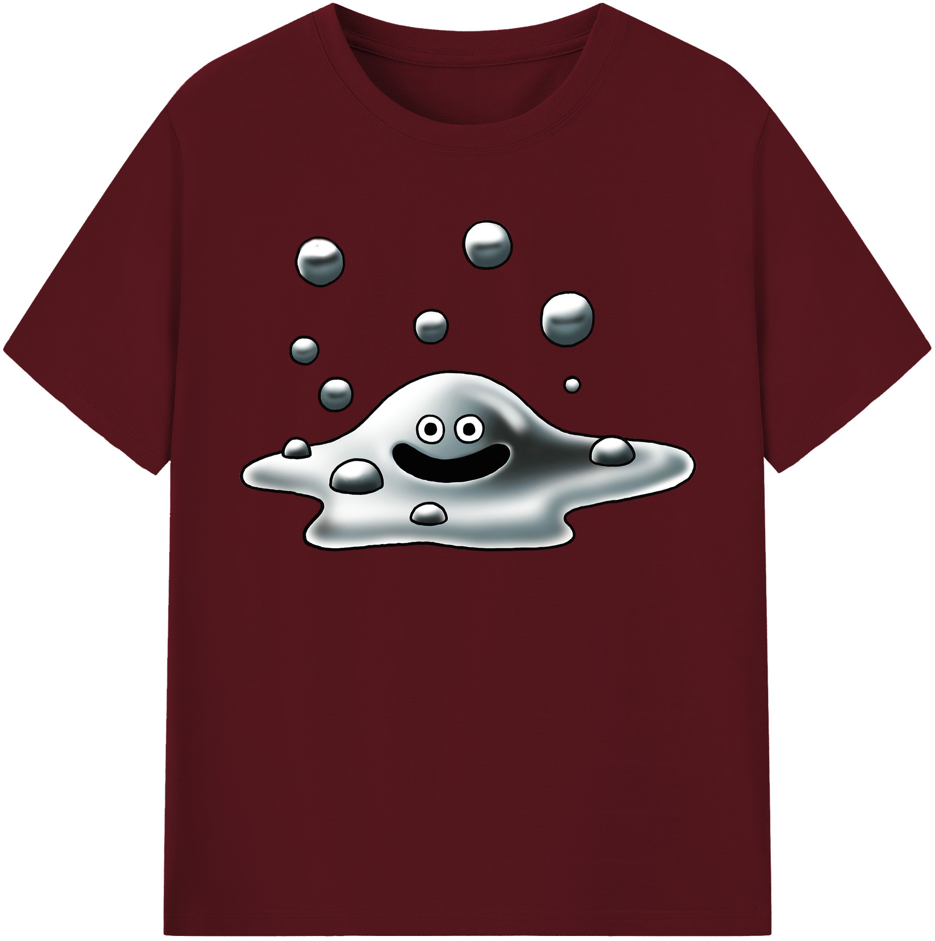 （画像用） ドラゴンクエスト Doragon Kuesuto Dragon Quest 綿100％半袖Tシャツ（フロントプリント）